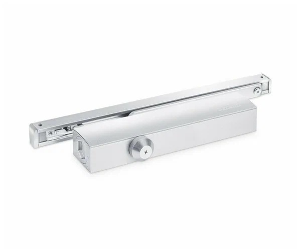 Доводчик дверной NOTEDO DC-045-155 SL+HO+DA+BC (СЕРЕБРО) (6)
